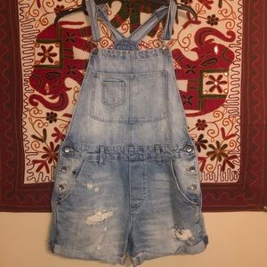 Denim overalls